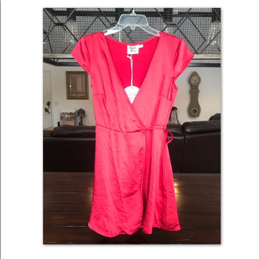 Vibrant Wrap Dress